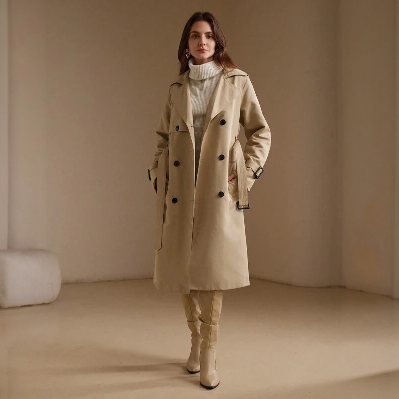 Jacqueline | Long Luxury Coat