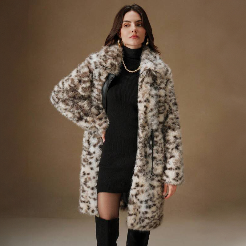 Violette | Leopard Faux Coat