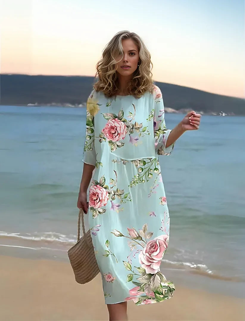 Marta | Elegant Floral Dress