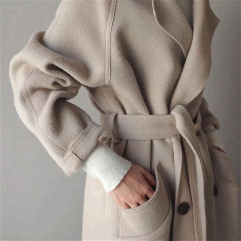 Alexandria | Long Wool Coat Venuries