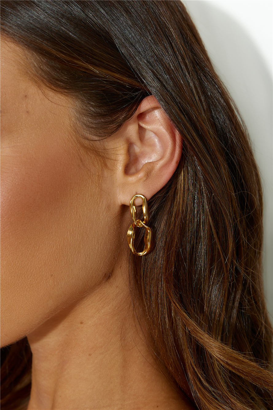 18k Gold Plated Everyone Wants Earrings Gold Venuries