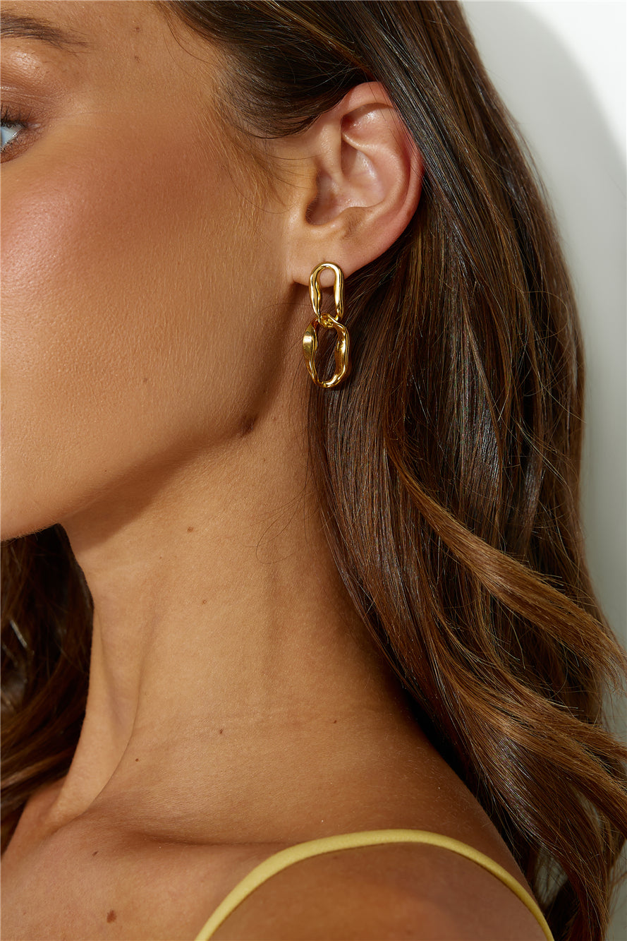 18k Gold Plated Everyone Wants Earrings Gold Venuries