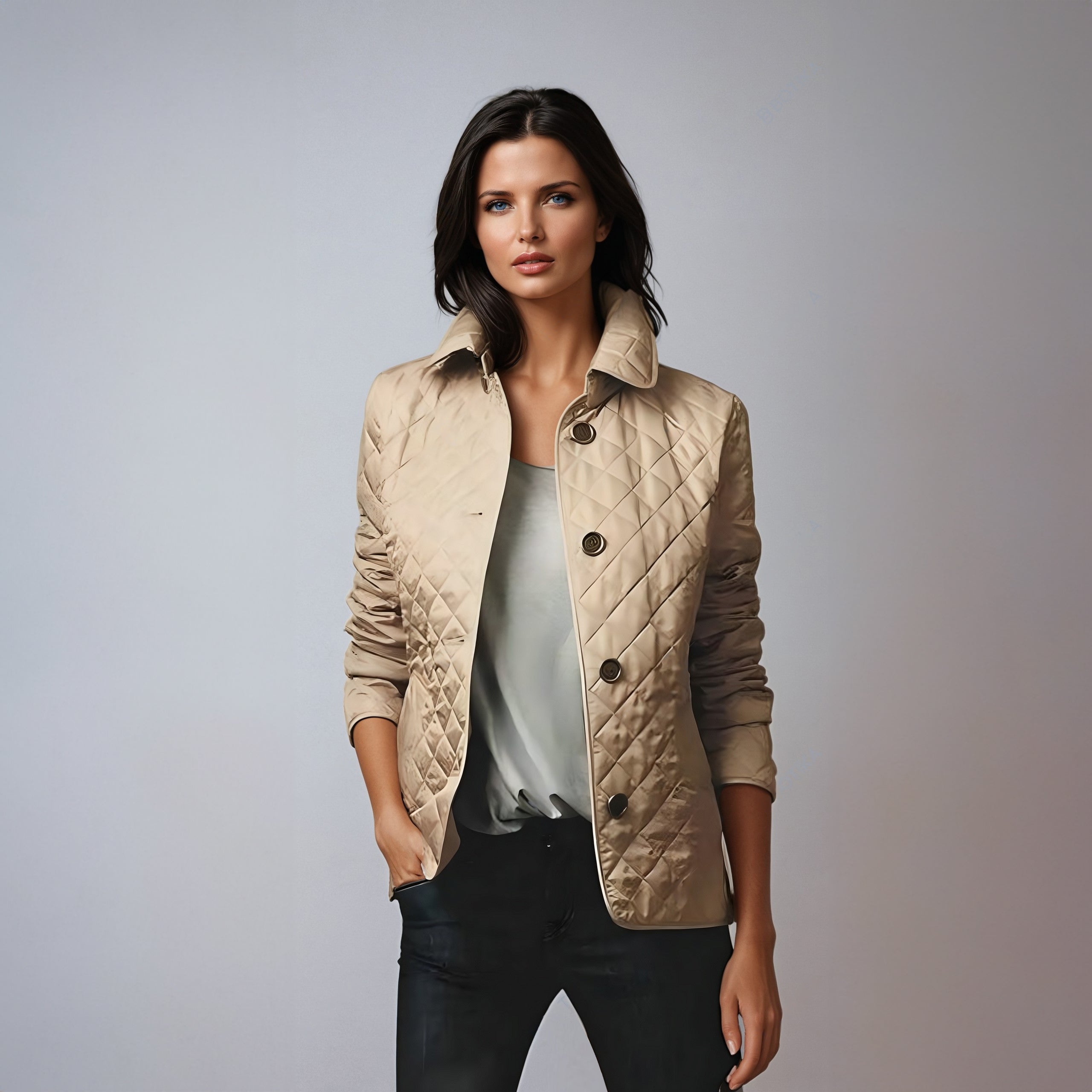 Eviea | Slim Silk Cotton Jacket