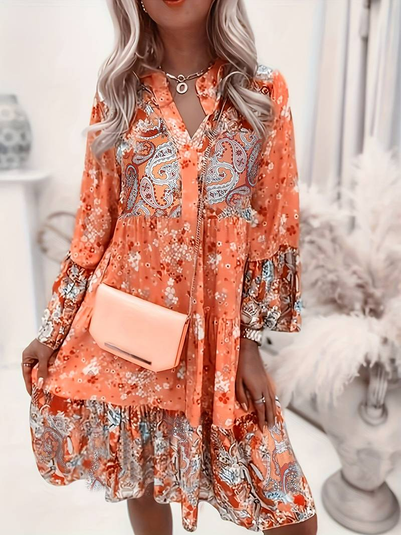 Arana Floral Print Dress