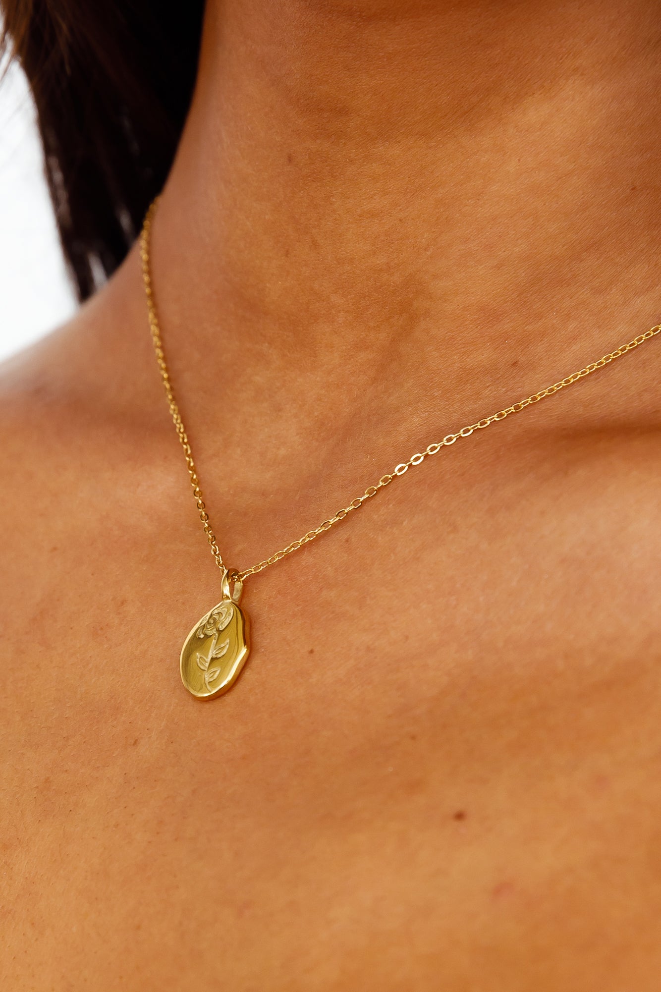 18K Gold Plated Cute Thorns Necklace