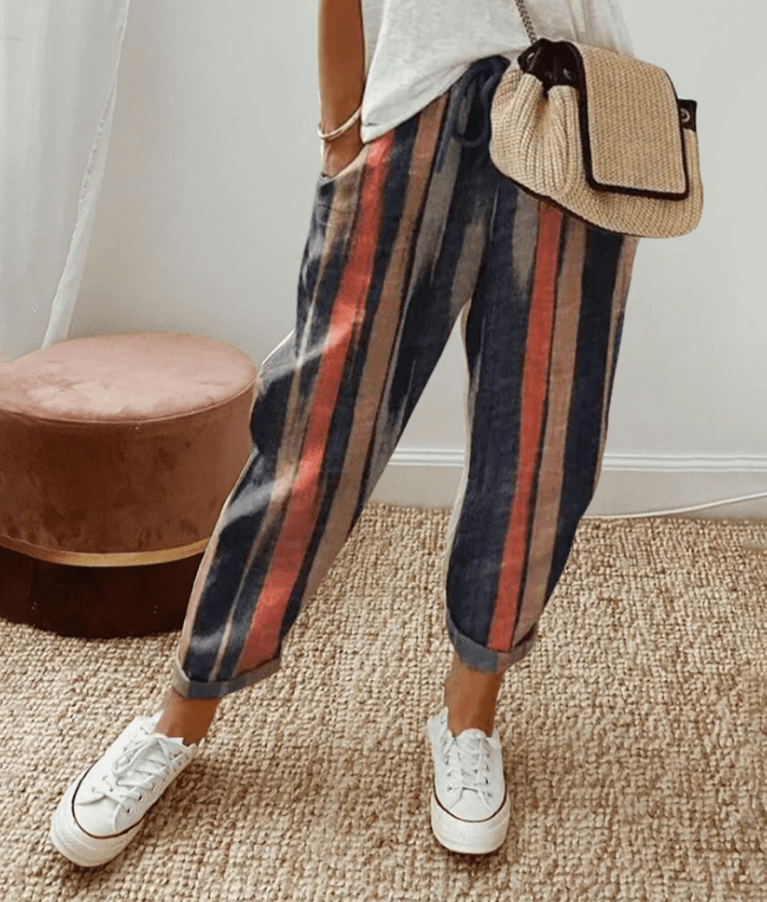 Bellani | Chic trousers in cotton-linen