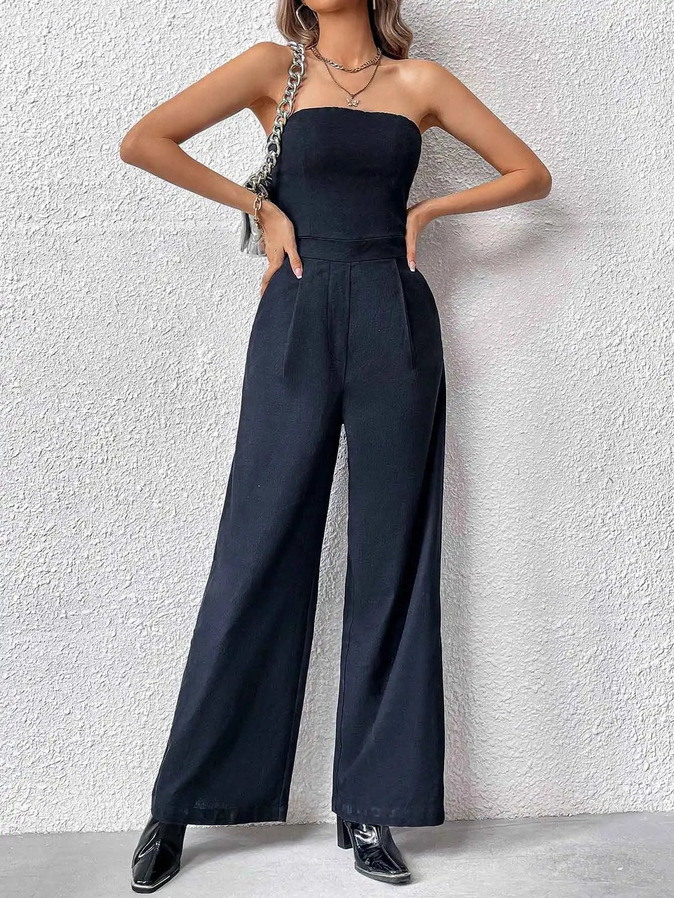 Isolde | Jumpsuit Black