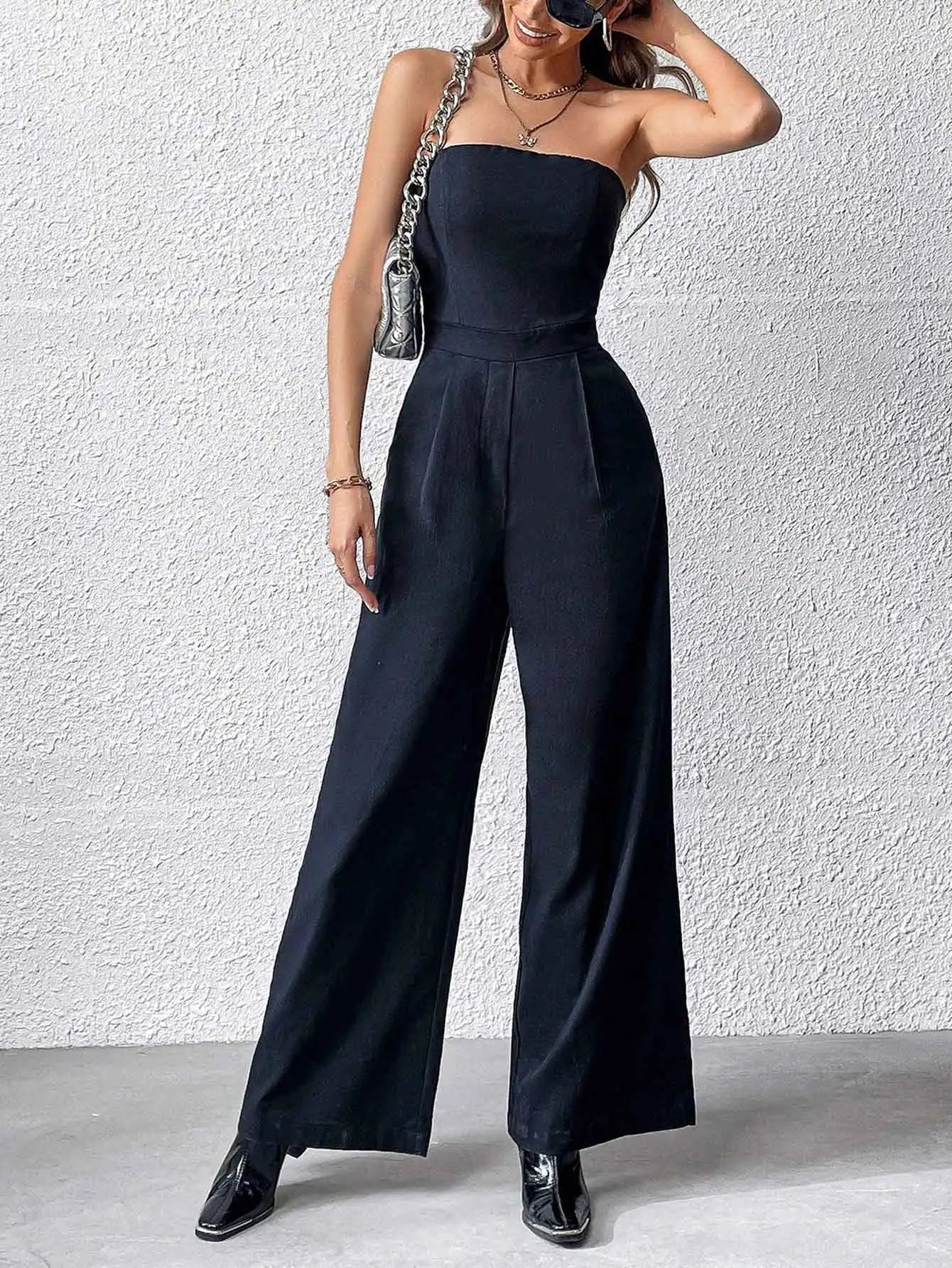 Isolde | Jumpsuit Black