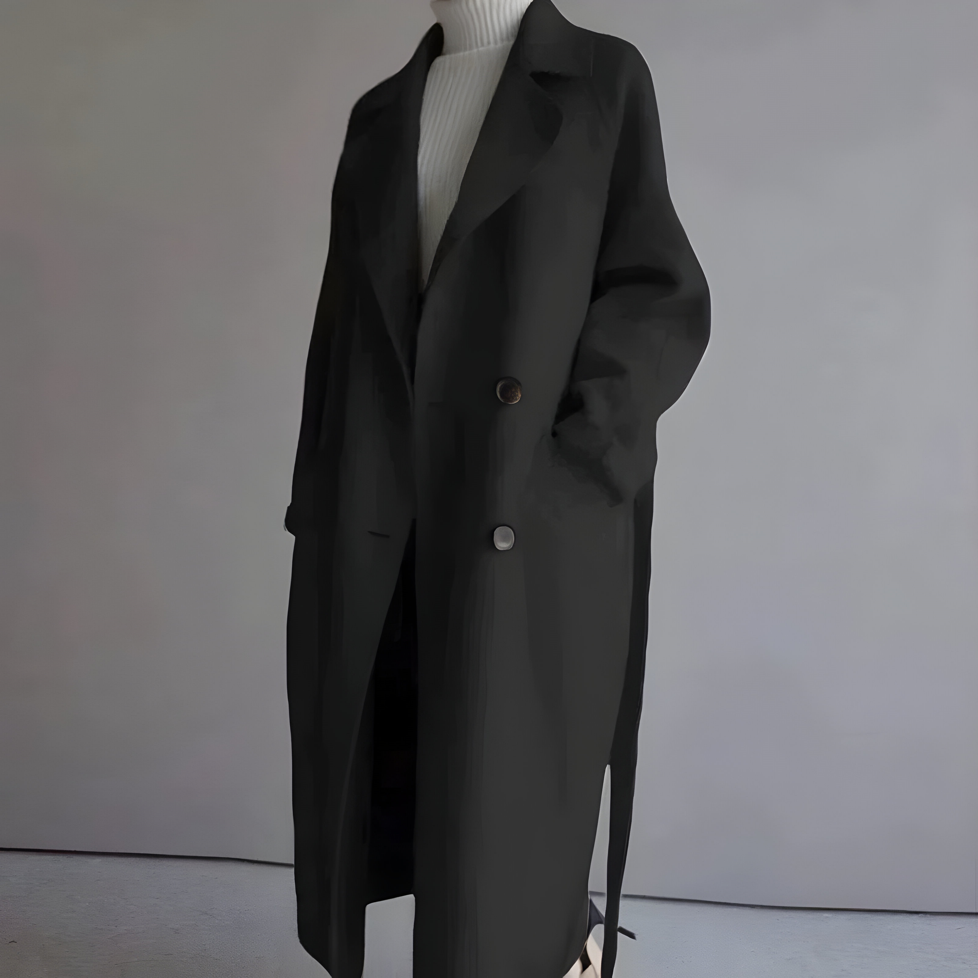 Alexandria | Long Wool Coat