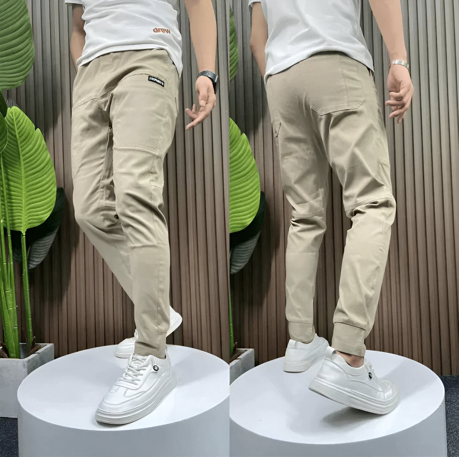 Amier - Pantalon Cargo Extensible