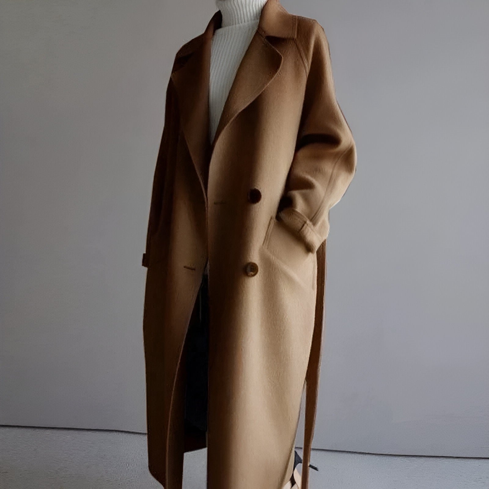 Alexandria | Long Wool Coat