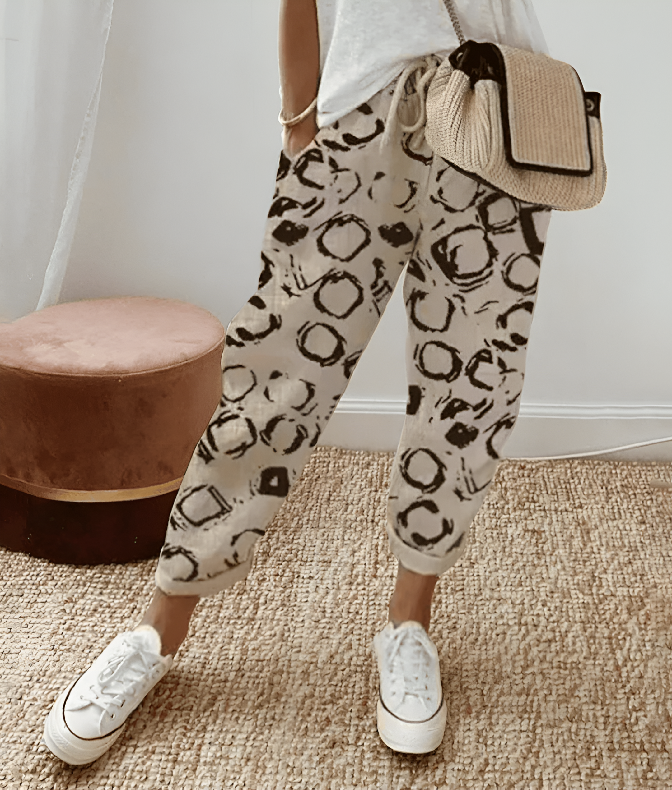 Bellani | Chic trousers in cotton-linen