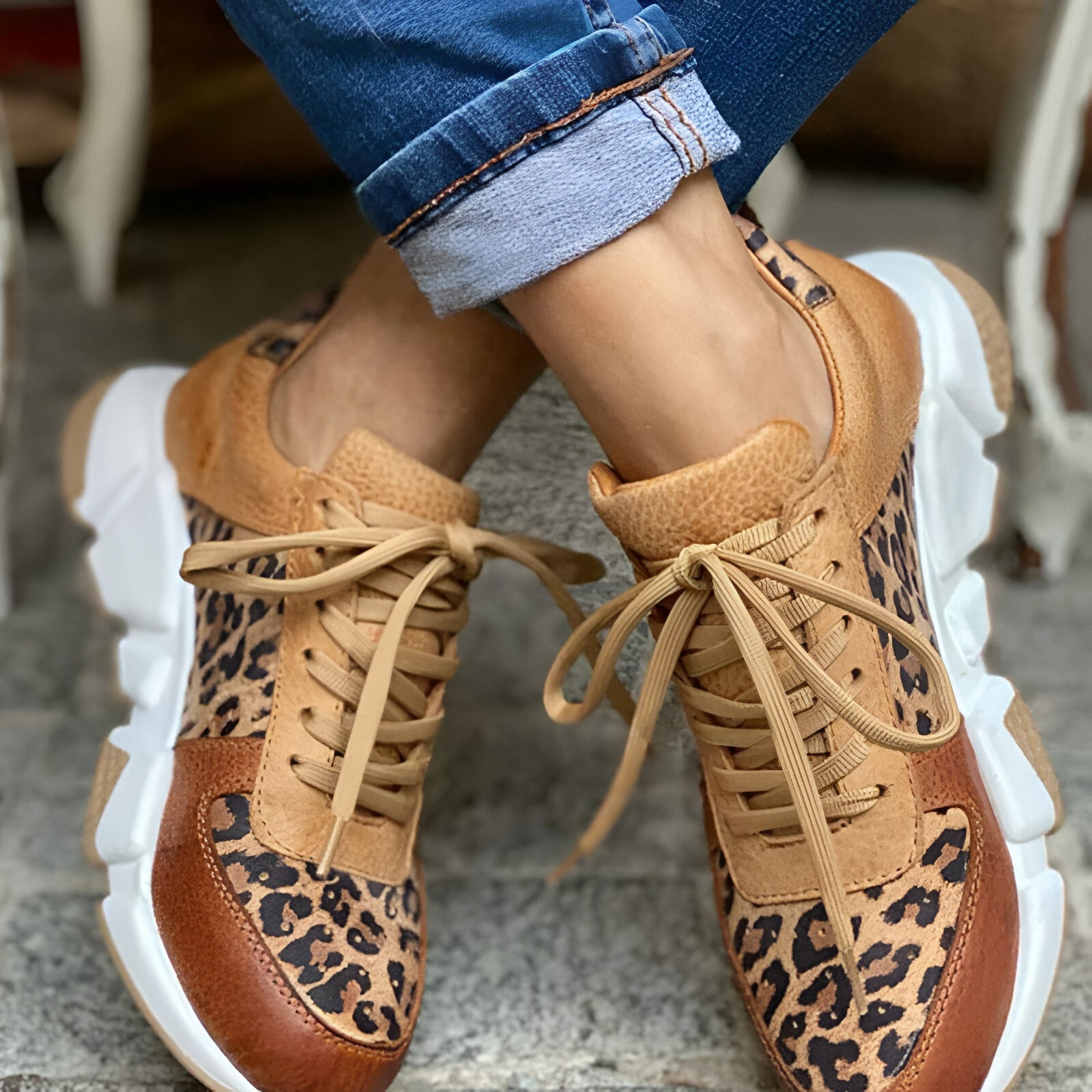 Simba | Leopard Print Sneakers