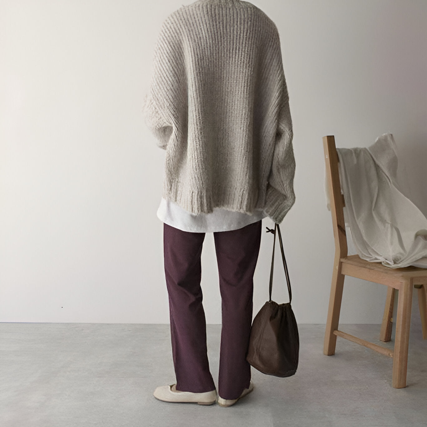 Salomé | Oversized Ivory Sweater