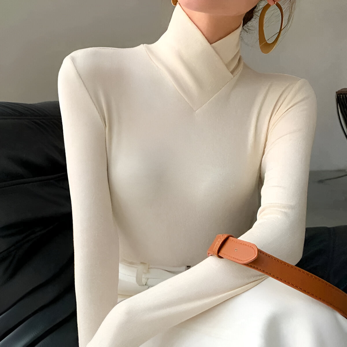 Cristinia - Elegant Turtleneck