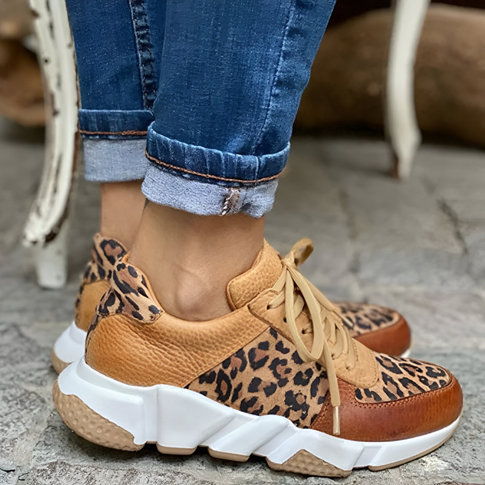 Simba | Leopard Print Sneakers