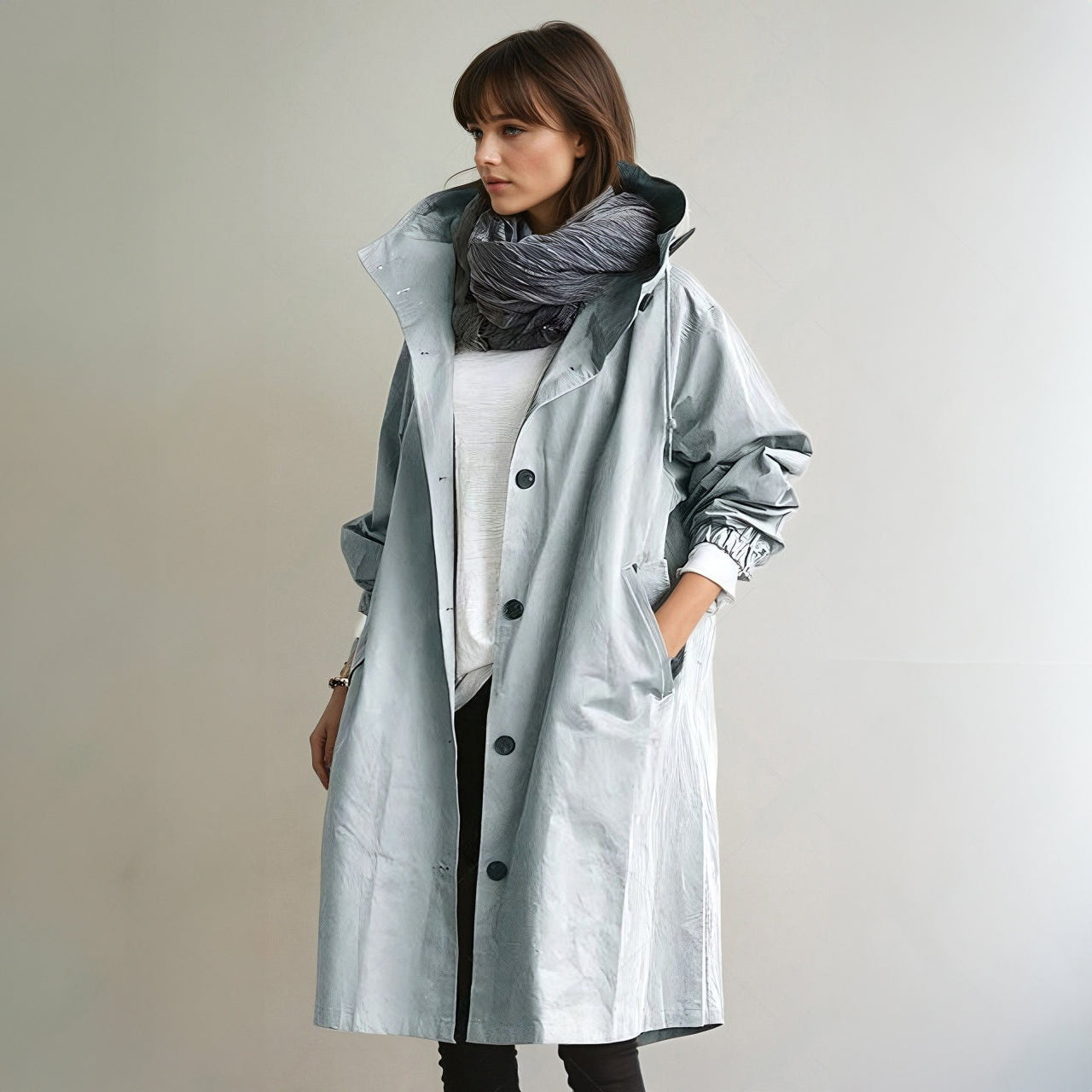 Catherine | Elegant Raincoat