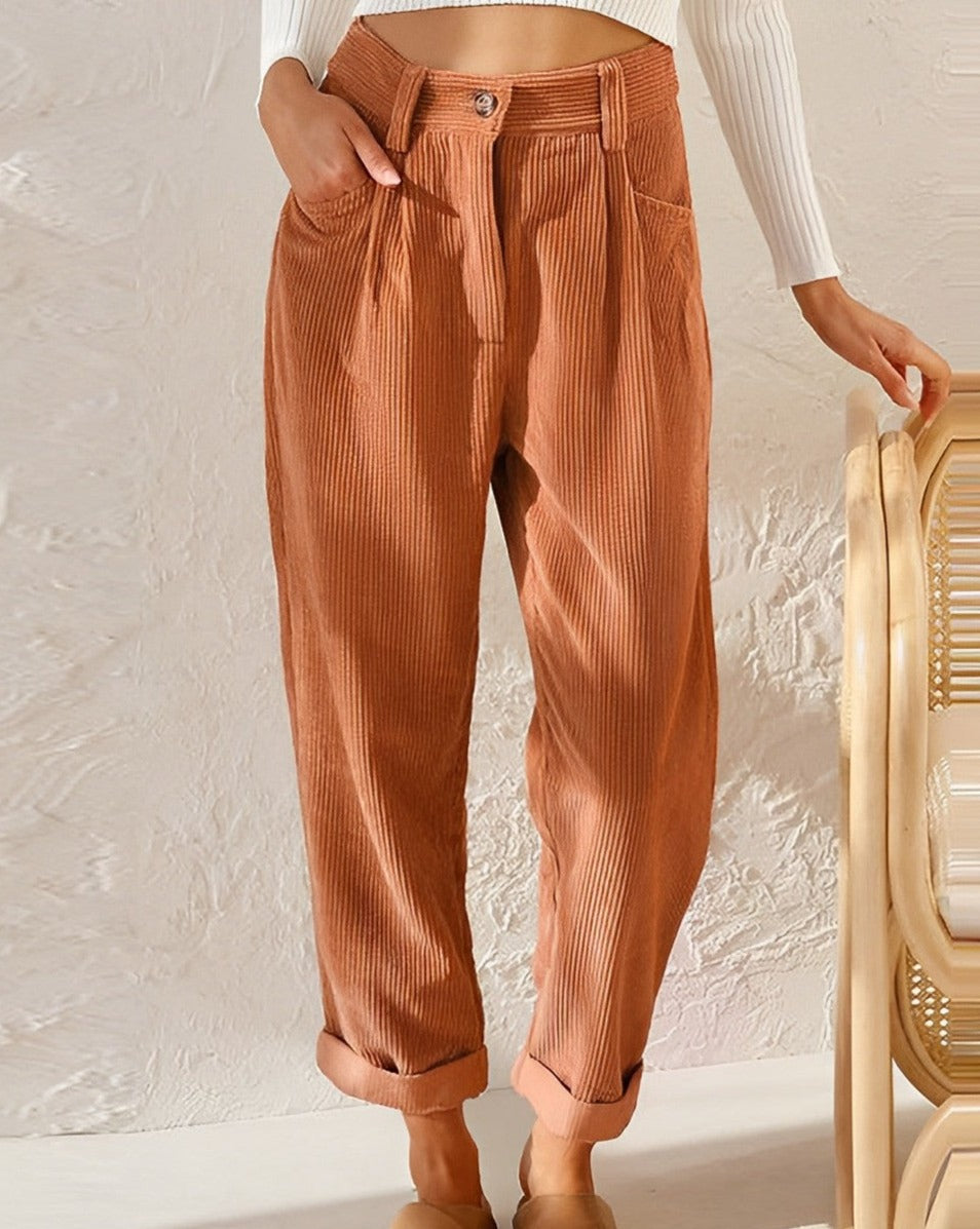 Junia | Stylish Corduroy Trousers